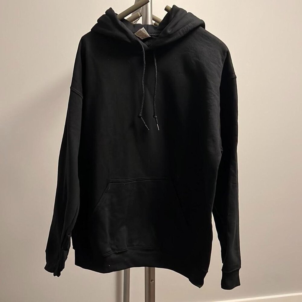 Blank Gildan Unisex Black Hoodie